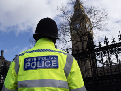 LONDON, ENGLAND - MARCH 21: Metropolitan Police officers outside the Houses of Parliament on March 21, 2023 in London, England. A report published today of behavioural standards and internal culture of the Metropolitan Police Service, conducted by Baroness Louise Casey and commissioned in the wake of the murder of Sarah …
