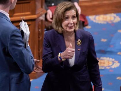Nancy Pelosi, a Democrat from California, during a vote on H.R.1, the Lower Energy Costs Act, in the House Chamber at the US Capitol in Washington, DC, US, on Thursday, March 30, 2023. House Republicans passed a sweeping energy bill that would repeal parts of Democrats' marquee climate law and …