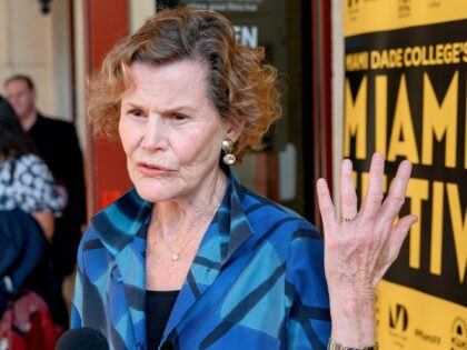 CORAL GABLES, FLORIDA - MARCH 04: Judy Blume being interviewed at the 40th Annual Miami Film Festival Premiere of "Judy Blume Forever" at Coral Gables Art Cinema on March 04, 2023 in Coral Gables, Florida. (Photo by Ivan Apfel/Getty Images)