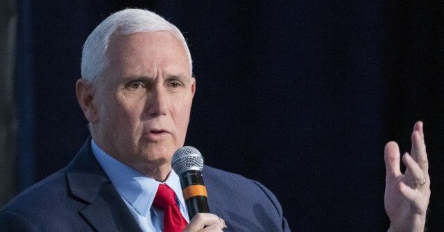 Exclusive—Pence: ‘Weakness Arouses Evil,’ and Biden Sending ‘Message of Weakness Around the World’