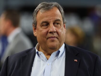 ARLINGTON, TEXAS - DECEMBER 04: Former New Jersey Governor Chris Christie looks on prior to a game between the Indianapolis Colts and the Dallas Cowboys at AT&T Stadium on December 04, 2022 in Arlington, Texas.