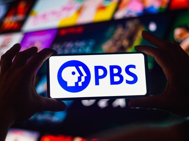 BRAZIL - 2022/09/02: In this photo illustration, the Public Broadcasting Service (PBS) logo is displayed on a smartphone screen. (Rafael Henrique/SOPA Images/LightRocket via Getty Images)