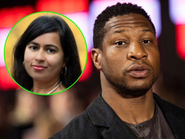 Priya Chaudhry and Jonathan Majors