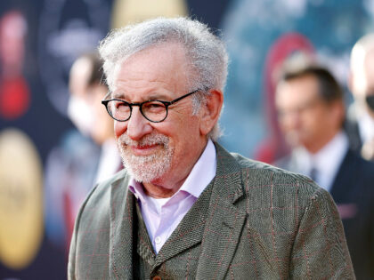 HOLLYWOOD, CALIFORNIA - APRIL 21: Steven Spielberg attends the 2022 TCM Classic Film Festival Opening Night 40th Anniversary Screening of "E.T. The Extra-Terrestrial…" at TCL Chinese Theatre on April 21, 2022 in Hollywood, California. (Photo by Frazer Harrison/Getty Images)