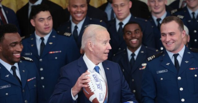 Watch: Biden Abruptly Walks Away From Air Force Football Players During White House Ceremony