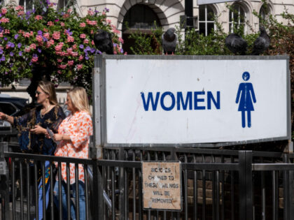 Entrance to women's toilets in on 6th September 2022 in London, United Kingdom. In re