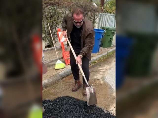 Report: Arnold Schwarzenegger Mistakenly Fills in Service Trench He Thought Was a Pothole - Vimarsana News