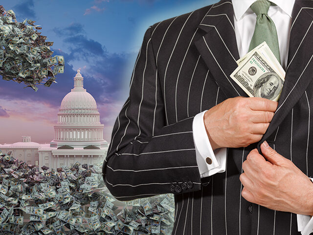 congress bribes corporatism big business corporations money payoffs kickbacks corruption getty