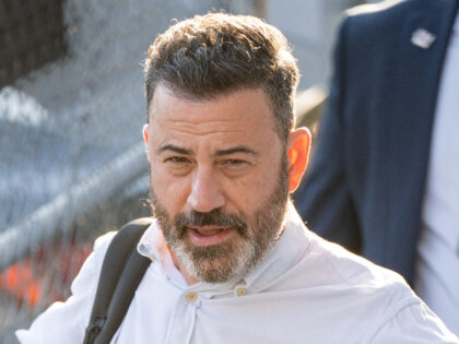 LOS ANGELES, CA - APRIL 10: Jimmy Kimmel is seen at "Jimmy Kimmel Live" on April 10, 2023 in Los Angeles, California. (Photo by RB/Bauer-Griffin/GC Images)