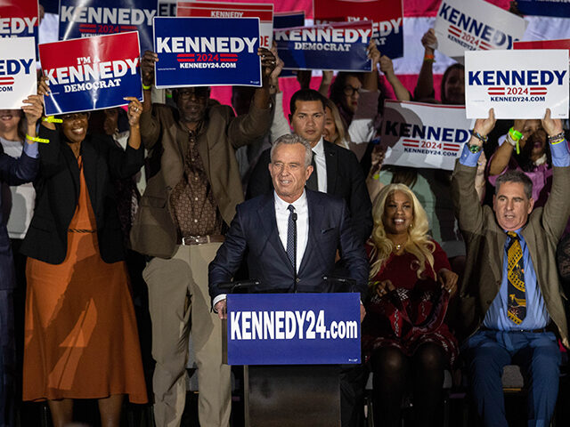 BOSTON, MA - APRIL 19: Robert F. Kennedy Jr. officially announces his candidacy for Presid