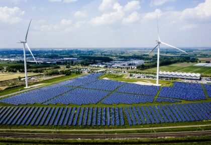 Solar and wind energy made a record 12 percent of the world's electricity in 2022, think t