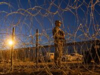 National Guardsman stands post at the Texas border with Mexico. (File Photo: John Moore/Getty Images)