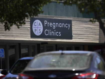 California pregnancy clinic (Gregory Bull / Associated Press)