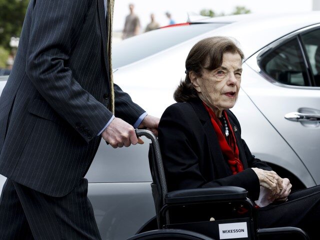 Senator Feinstein Returns To Capitol Hill After Months-Long Absence WASHINGTON, DC - MAY 1