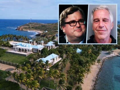 Jeffrey Epstein&apos;s former home on the island of Little St. James in the U.S. Virgin Islands. (Emily Michot/Miami Herald/Tribune News Service via Getty Images)