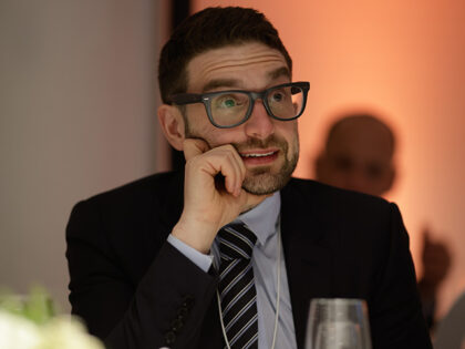 Alex Soros, founder of the Alexander Soros Foundation, attends a dinner speech event hosted by George Soros, billionaire and founder of Soros Fund Management LLC, on day two of the World Economic Forum (WEF) in Davos, Switzerland, on Tuesday, May 24, 2022. The annual Davos gathering of political leaders, top …
