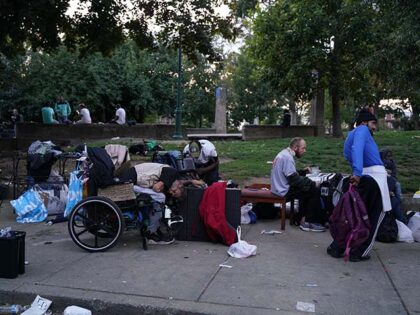 Homeless people are seen on streets of the Kensington neighborhood as homelessness and drug addiction hit Philadelphia in Pennsylvania, United States on October 7, 2022. Many openly inject opioids into their hands, arms and necks. According to PPPâs 2021-22 fiscal year report, more than 36,000 people received nearly 9 million …