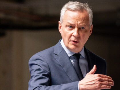 Bruno Le Maire, France's finance minister, speaks during an inauguration of a facility expansion at the Innovafeed SAS insect farm in Nesle, France, on Friday, April 21, 2023. Agricultural trading giants Cargill Inc. and Archer-Daniels-Midland Co. have invested in French firm Innovafeed, signaling that both companies are furthering their commitments …