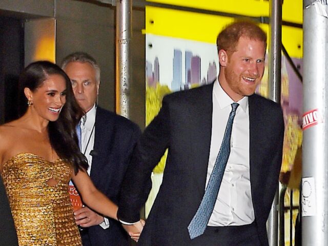 NEW YORK, NY - MAY 16: Meghan Markle, Duchess of Sussex and Prince Harry, Duke of Sussex are seen on May 16, 2023 in NEW YORK, New York. (Photo by MEGA/GC Images)