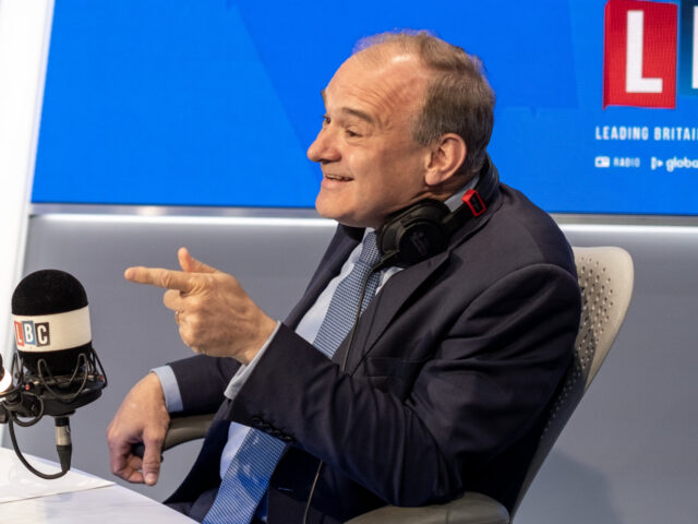 Sir Ed Davey takes part in a live phone-in on LBC's Nick Ferrari at Breakfast show, at the