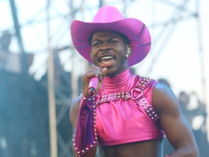 Lil Nas X performs on stage during Audacy Beach Festival Day 2 on December 05, 2021 in Fort Lauderdale, Florida. (Photo by Aaron Davidson/Getty Images)
