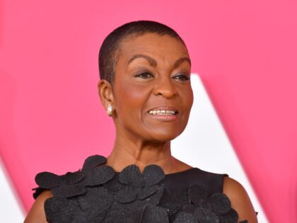 PASADENA, CALIFORNIA - FEBRUARY 25: Adjoa Andoh arrives to the 54th Annual NAACP Image Awards at Pasadena Civic Auditorium on February 25, 2023 in Pasadena, California. (Photo by Aaron J. Thornton/Getty Images)