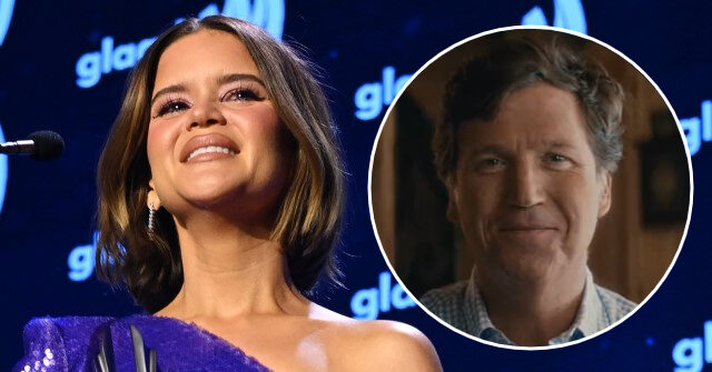 Maren Morris Praises Herself for 'Badass' Feud with Tucker Carlson While Accepting GLAAD Award