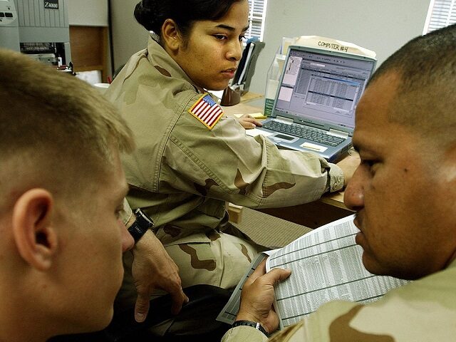 U.S. Army Administrative Support Staff. (File Photo: STAN HONDA/AFP via Getty Images)