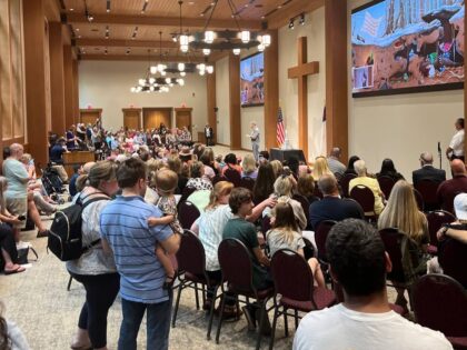 Nearly 1,000 people joined Franklin Graham along with actor and author Kirk Cameron for tw
