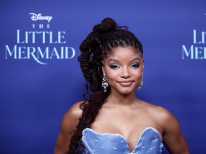 Halle Bailey attends the Australian premiere of "The Little Mermaid" at State Theatre on May 22, 2023 in Sydney, Australia. (Photo by Don Arnold/WireImage)