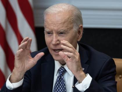 US President Joe Biden speaks during a meeting of the Investing in America Cabinet in the Roosevelt Room of the White House in Washington, DC, US, on Friday, May 5, 2023. The unexpected pickups in US hiring and wages last month increase chances the Federal Reserve will hold interest rates …