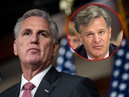 Kevin McCarthy and Christopher Wray
