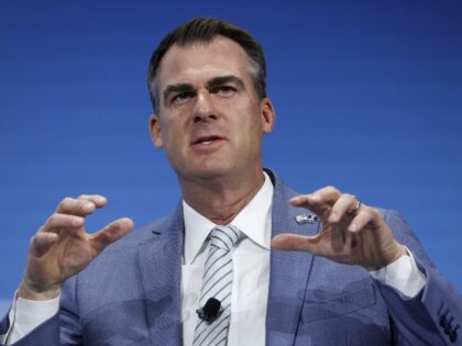 Kevin Stitt, governor of Oklahoma, speaks during the SelectUSA Investment Summit in National Harbor, Maryland, US, on Wednesday, May 3, 2023. The summit is to establish new connections and opportunities to grow through investing in the US, according to the organizers.