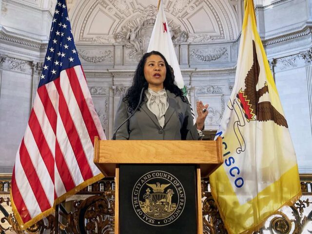 SAN FRANCISCO, CA - FEB. 16: Mayor London Breed announces the next steps in her appointmen