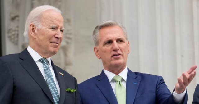 Kevin McCarthy Praises 'Productive Discussion' with Biden on Debt Ceiling