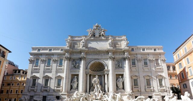 Climate Terrorists Return to Vandalize Rome’s Trevi Fountain