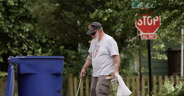 Army Vet Cleans Trash Around Virginia Town 'This Country Is Worth it'