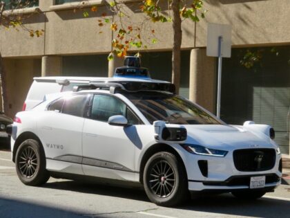 Waymo driverless car in San Francisco