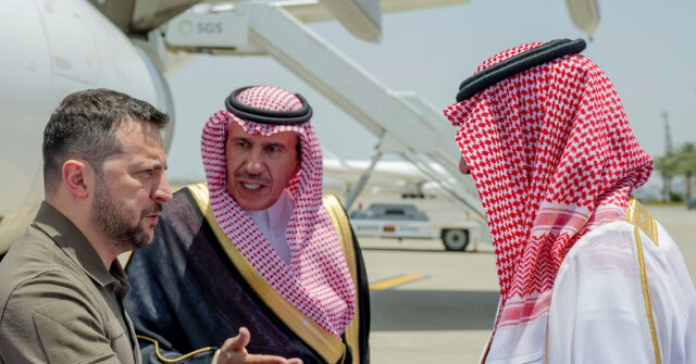 Ukraine's Zelensky Lands in Saudi Arabia to Meet MBS, Address Arab League