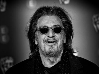 LONDON, ENGLAND - FEBRUARY 02: (EDITORS NOTE: Image has been converted to black and white) Al Pacino attends the EE British Academy Film Awards 2020 at Royal Albert Hall on February 02, 2020 in London, England. (Photo by Mike Marsland/Mike Marsland/WireImage )