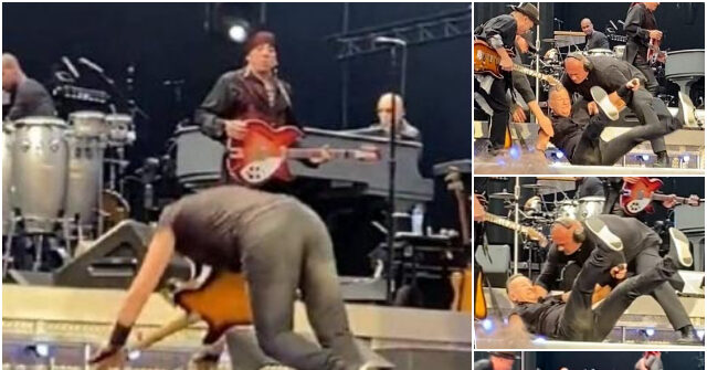 Watch: Bruce Springsteen Falls On His Face During Amsterdam Concert
