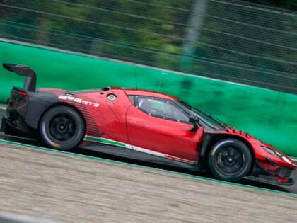 Ferrari 296 GT3 during the World Endurance Championship test day on May 10th, 2023 in Auto