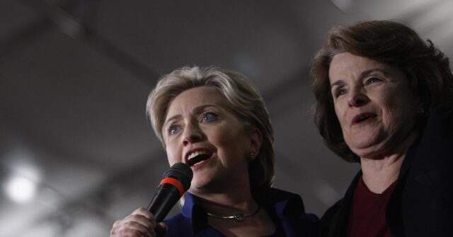 Hillary Clinton Wants Dianne Feinstein to Reject Resignation Calls