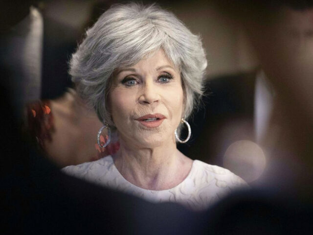 US actress Jane Fonda is pictured ahead of the annual Vienna Opera Ball in Vienna, Austria