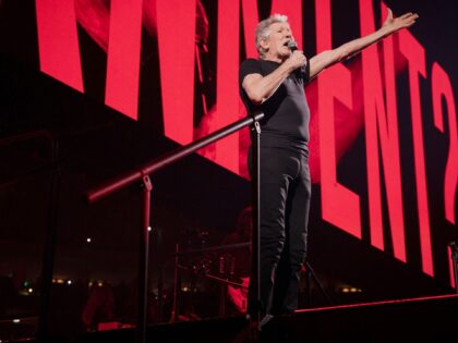 BERLIN, GERMANY - MAY 17: British singer Roger Waters performs live on stage during a concert at the Mercedes-Benz Arena on May 17, 2023 in Berlin, Germany. (Photo by Frank Hoensch/Redferns)