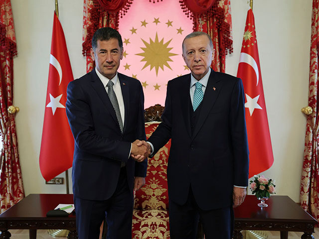 In this photo released by Turkish Presidency, Turkish President and People's Alliance