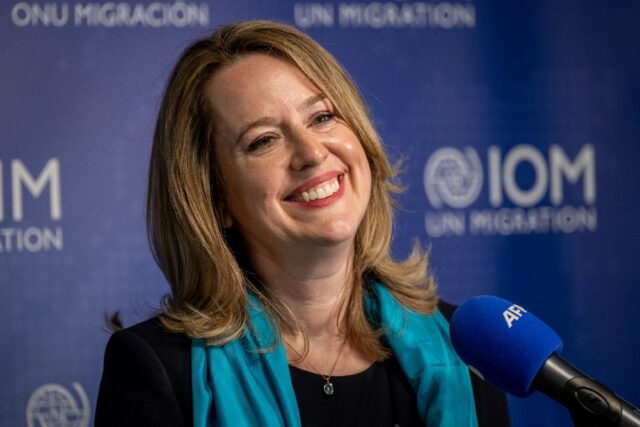 Amy Pope won the contest to become the director general of the International Organization