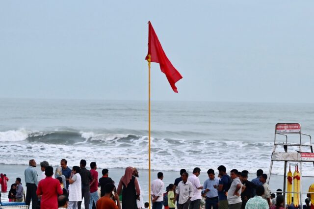 Cyclone Mocha is forecast to make landfall on Sunday between Cox's Bazar (pictured) in Ban