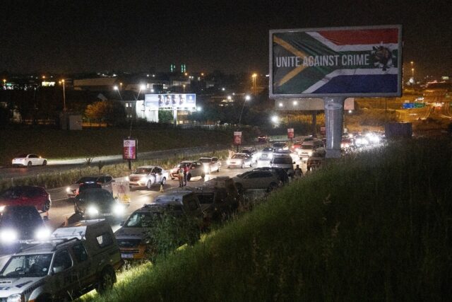 'Unite Against Crime': A public awareness campaign in Johannesburg last year