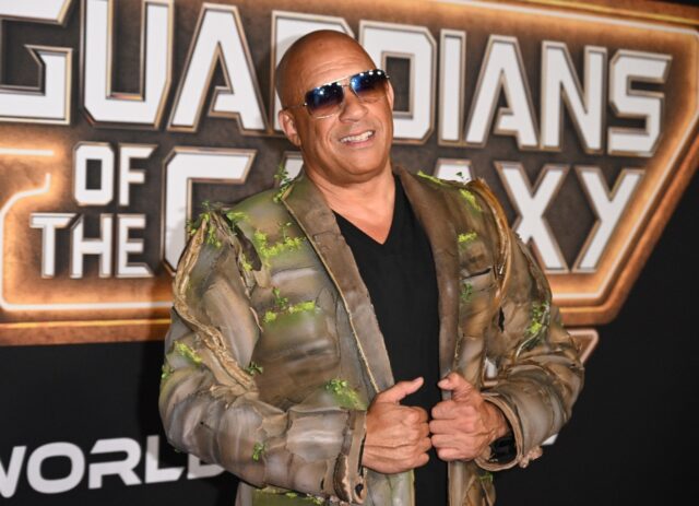 US actor Vin Diesel has reason to smile, as 'Guardians of the Galaxy Vol. 3' -- in which h